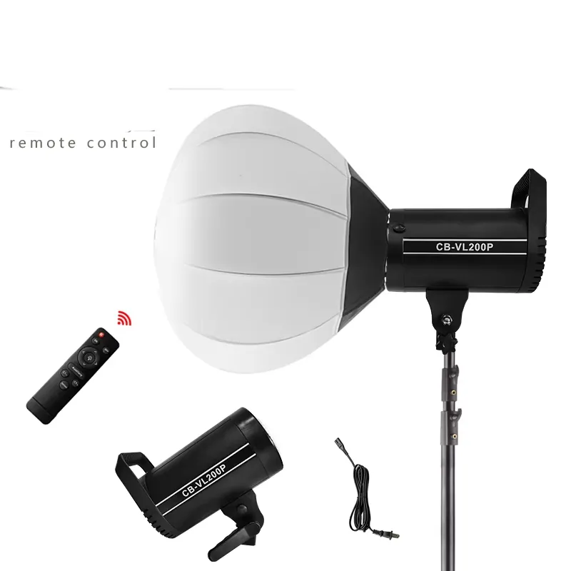 Photography Lighting Learning - Luz de vídeo portátil de 200W