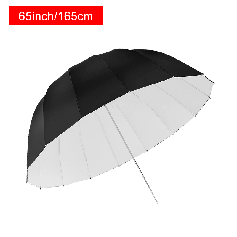 Parabolic Umbrella Deep - Guarda-chuva refletivo de borracha, 165cm, 65