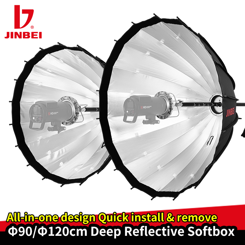 JINBEI Softbox Parabólico Refl - Parabolic Umbrella Deep avaliação e preço