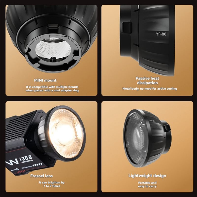 A32T-YF-80 mini lente fresnel  - Fresnel Lens Attachment avaliação e preço