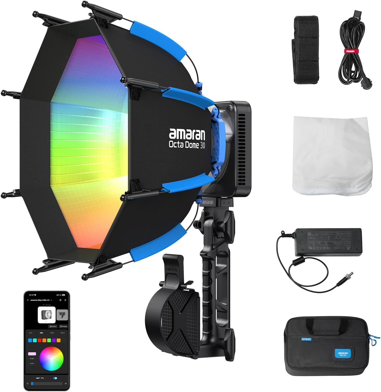 Luz de Vídeo LED RGB de 120W,  - Photography Lighting Softbox avaliação e preço
