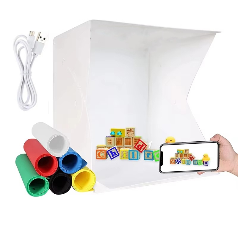 Caixa de Luz Dobrável Portátil - Photography Lighting Softbox avaliação e preço