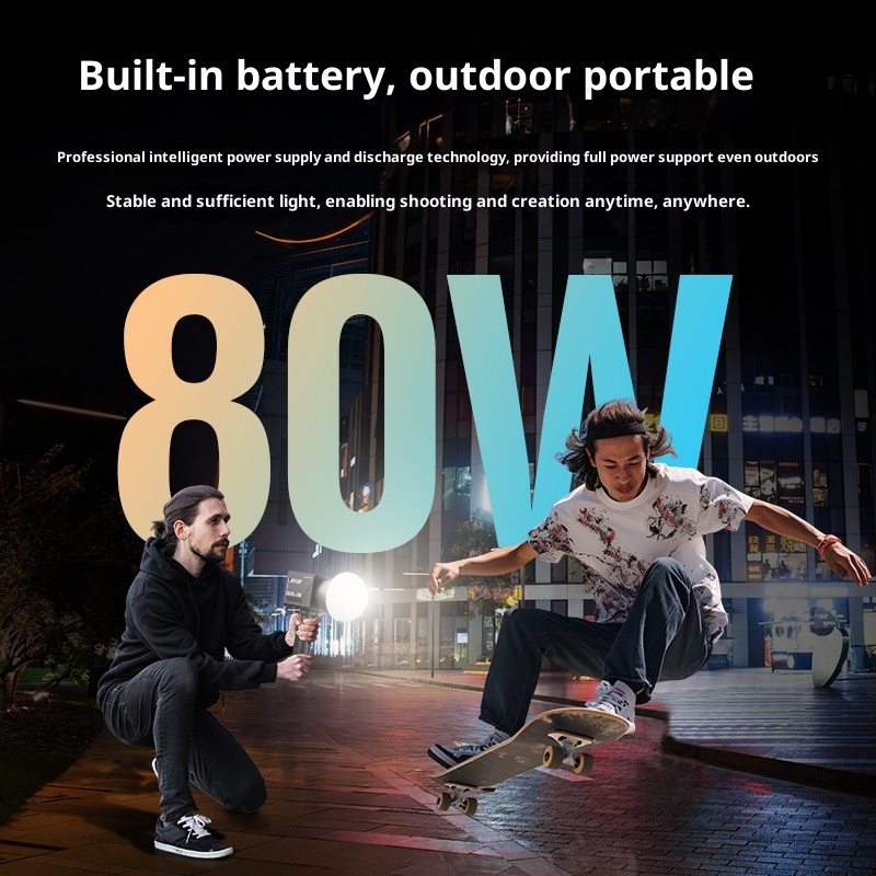 ZGRL80 80W COB LED Luz de víde - Photography Lighting For Outdoors avaliação e preço