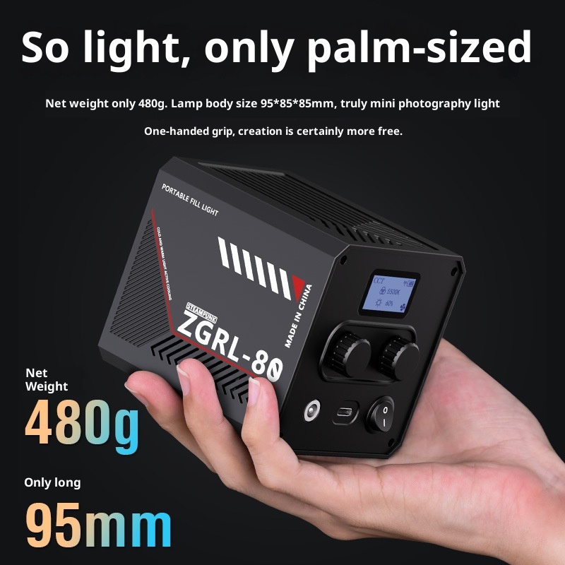 ZGRL80 80W COB LED Luz de víde - Photography Lighting For Outdoors avaliação e preço