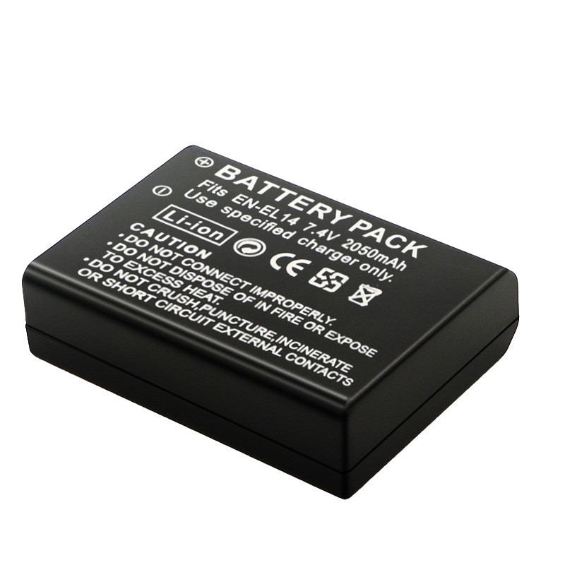 2050mah EN-EL14a EL14 BATERIA  - Nikon Camera D3500 avaliação e preço
