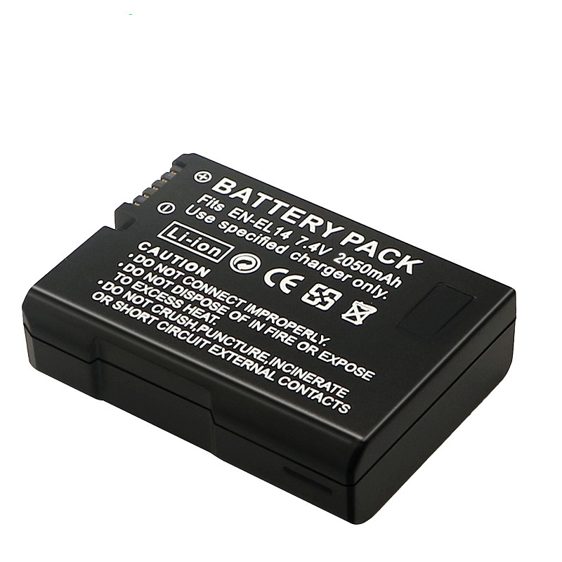 2050mah EN-EL14a EL14 BATERIA  - Nikon Camera D3500 avaliação e preço