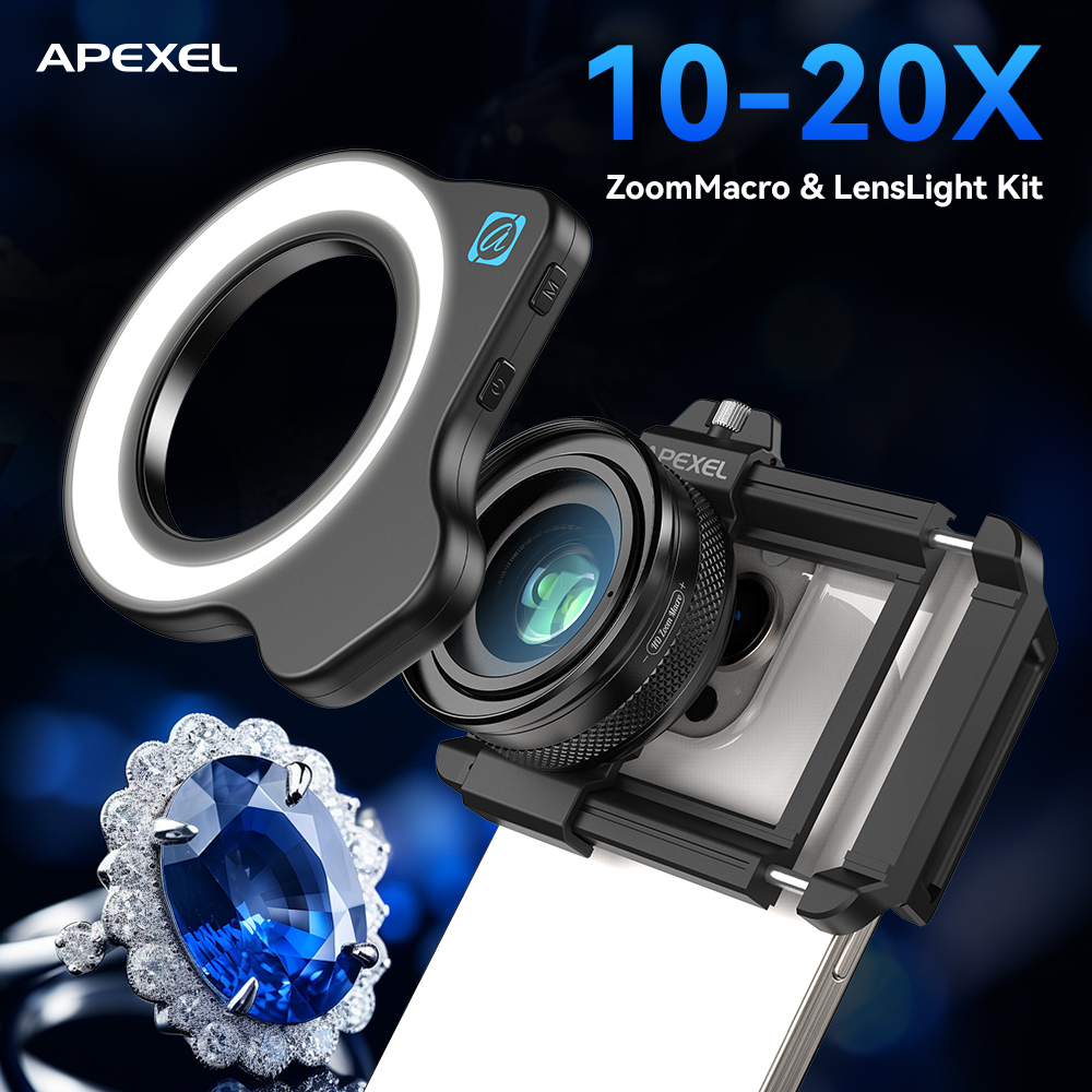 Kit de Lentes Macro Ajustáveis - Jewelry Photography Lighting Kit avaliação e preço