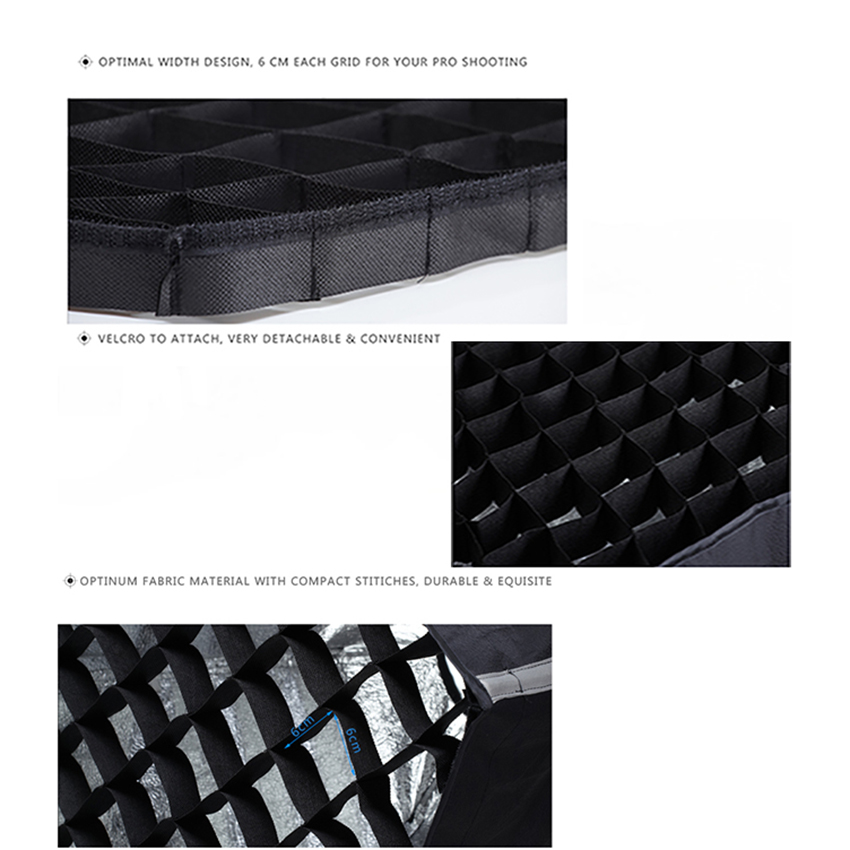 Selens-Honeycomb Grid Softbox  - Parabolic Umbrella Deep avaliação e preço