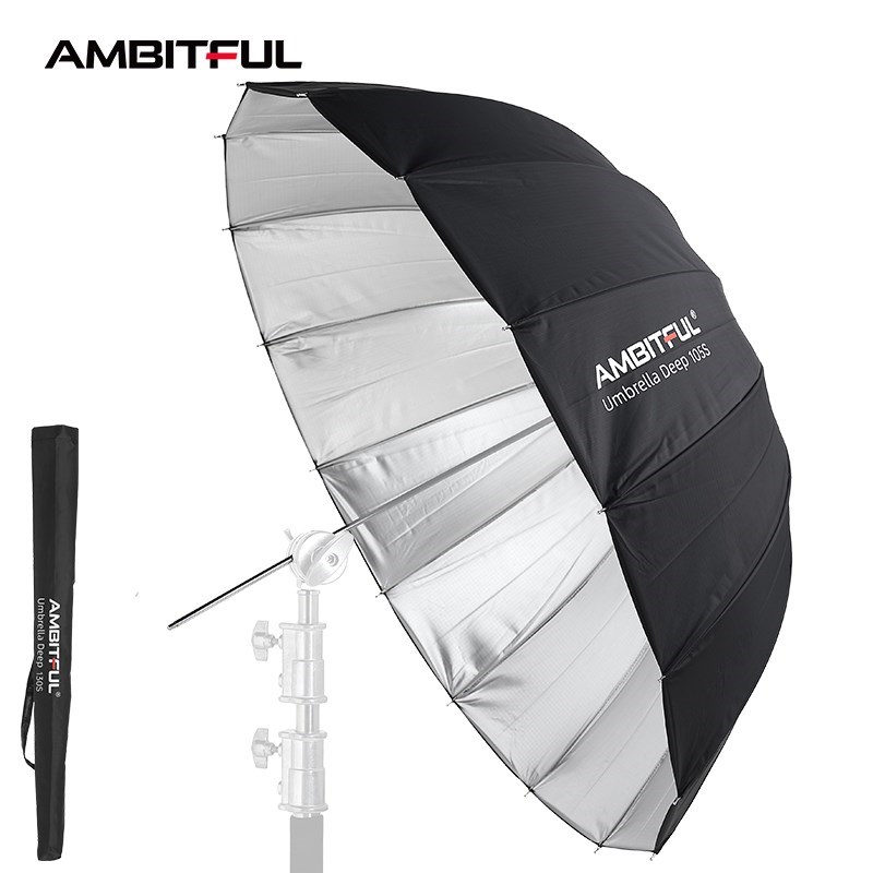 AMBITFUL 105cm 130cm 160cm Pro - Parabolic Umbrella Deep avaliação e preço
